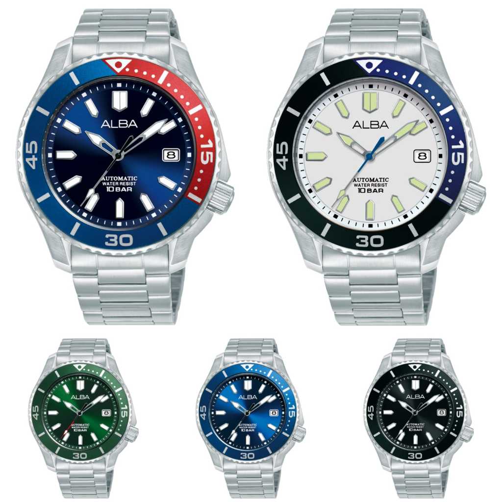 Jam Tangan Alba Men Automatic AU4083 AU4083X1 AU4085 AU4085X1 AU4087 AU4087X1 AU4089 AU4089X1 AU4091