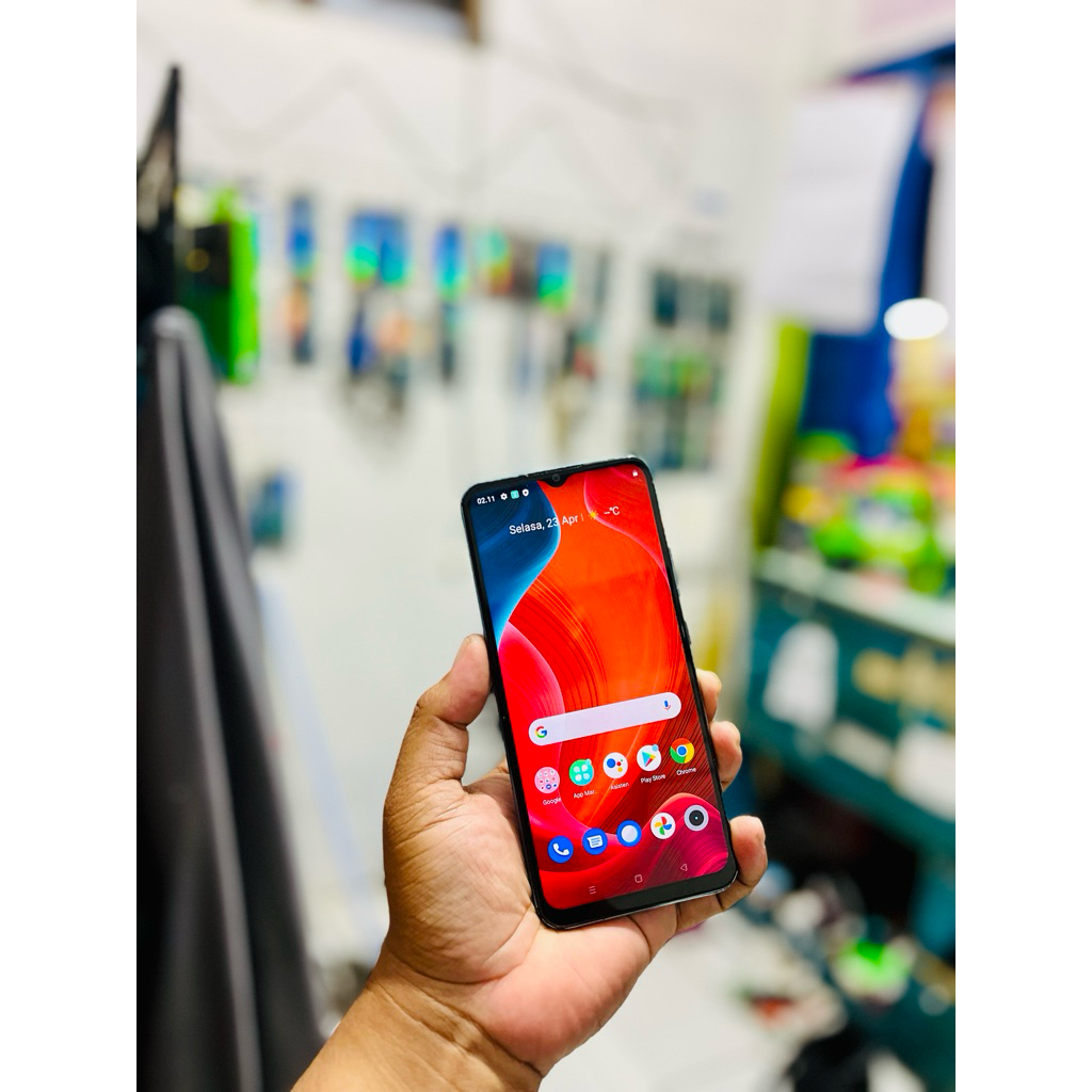 Realme c21 3/32 Hp Charger Second Seken Sekon Murah Ori