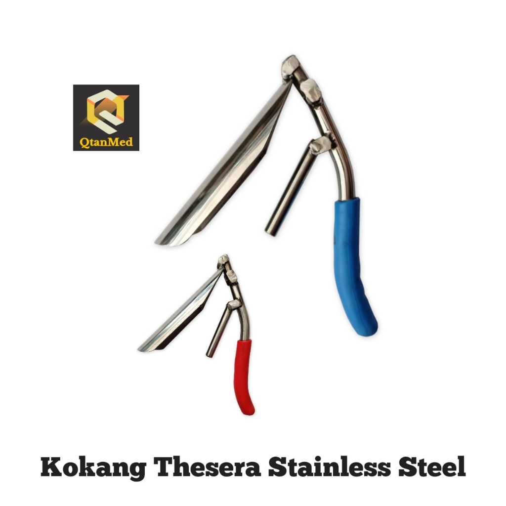 Alat Kokang Thesera Anastesi Tanpa Suntik Stainless Steel / Pengokang Stainless Steel