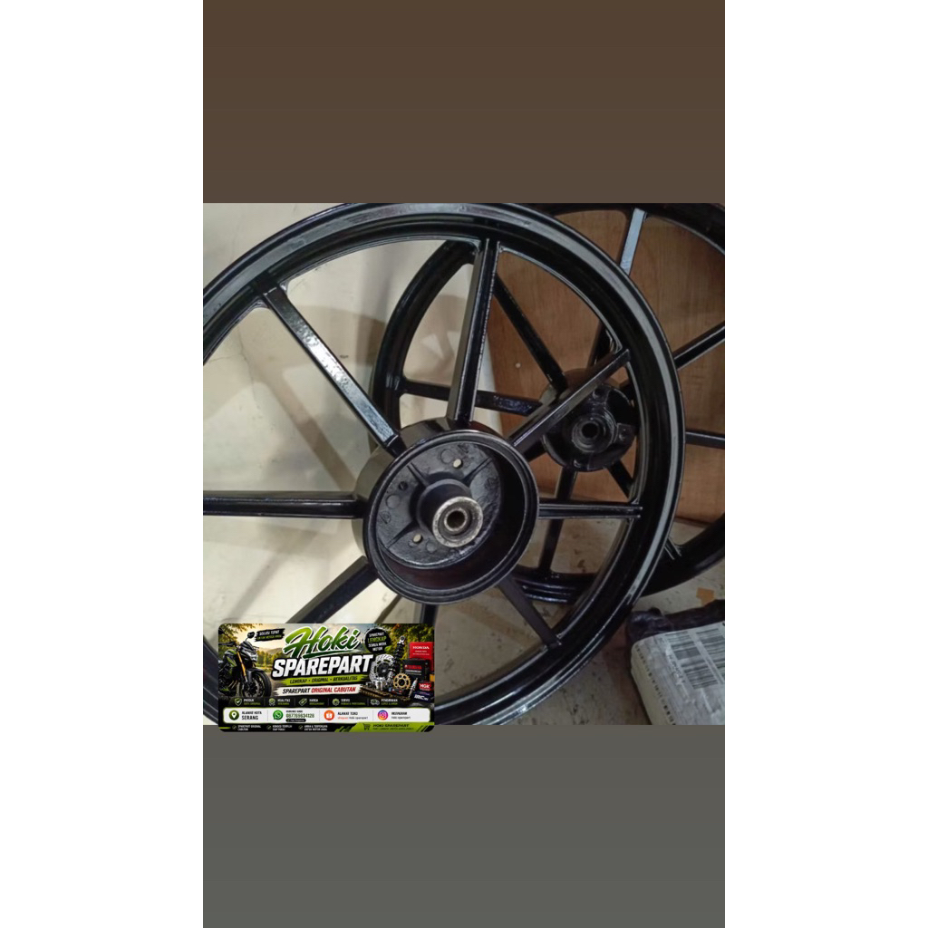 Velg/pelek racing palang 8 ring 17/18 motor RX king ORI copotan siap pakai