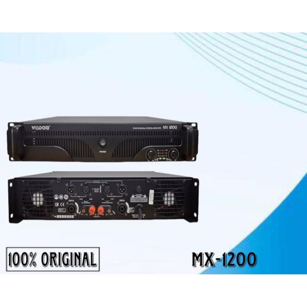 Power WISDOM MX1200 2 Channel