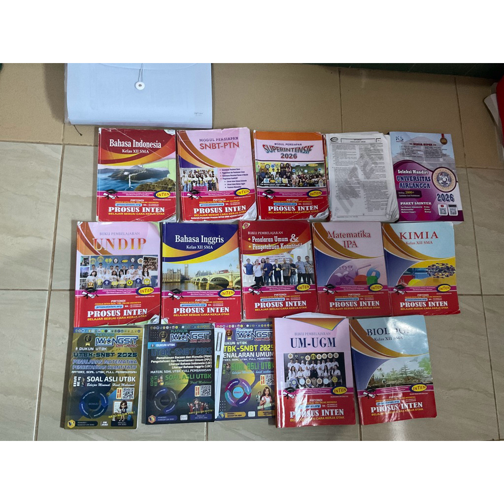 Preloved Buku Inten SNBT/UTBK 2026