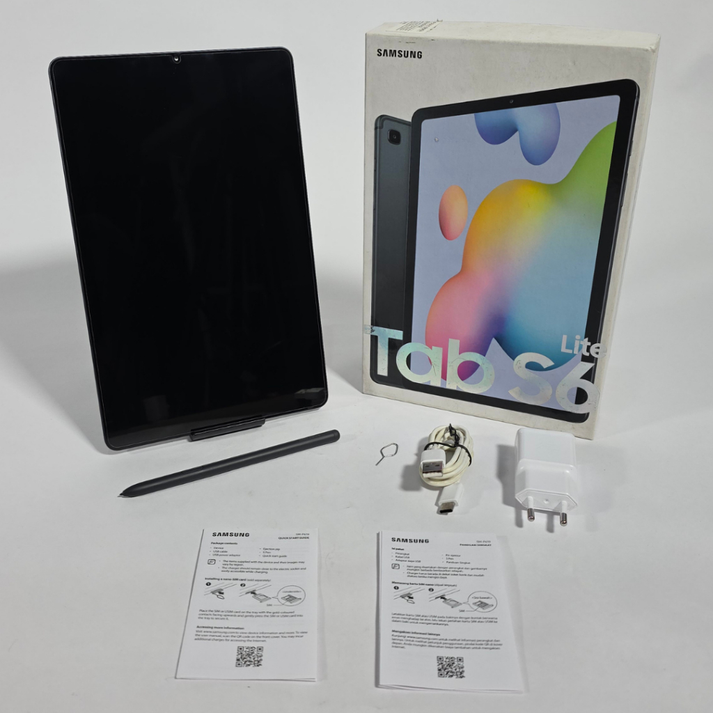 Samsung Galaxy Tab S6 Lite SM-P619 4/128GB Gray | Tablet Android 4/128 SIM + WiFi Bekas Second Prelo