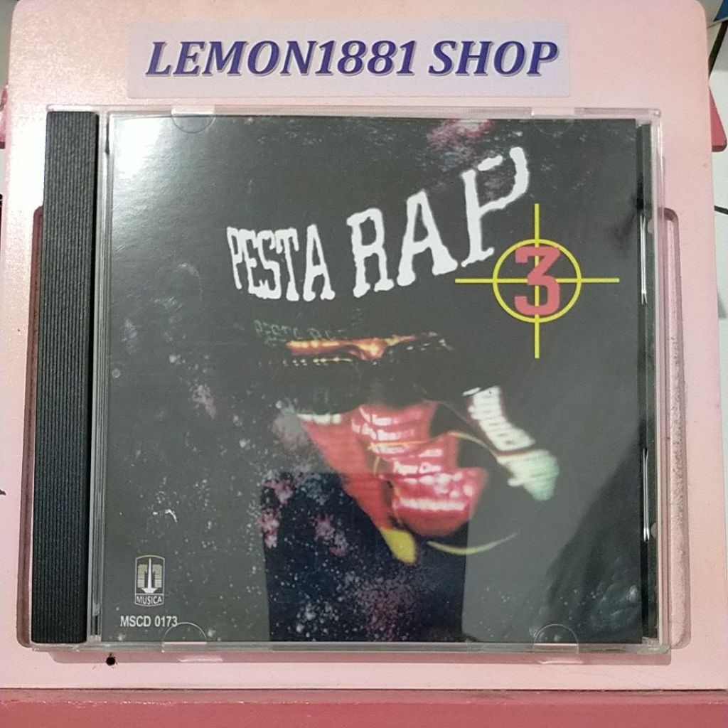 CD PESTA RAP 3. IWA K SAYKOJI DENADA SWEET MARTABAK PAPER CLIP BLACK KUMUH