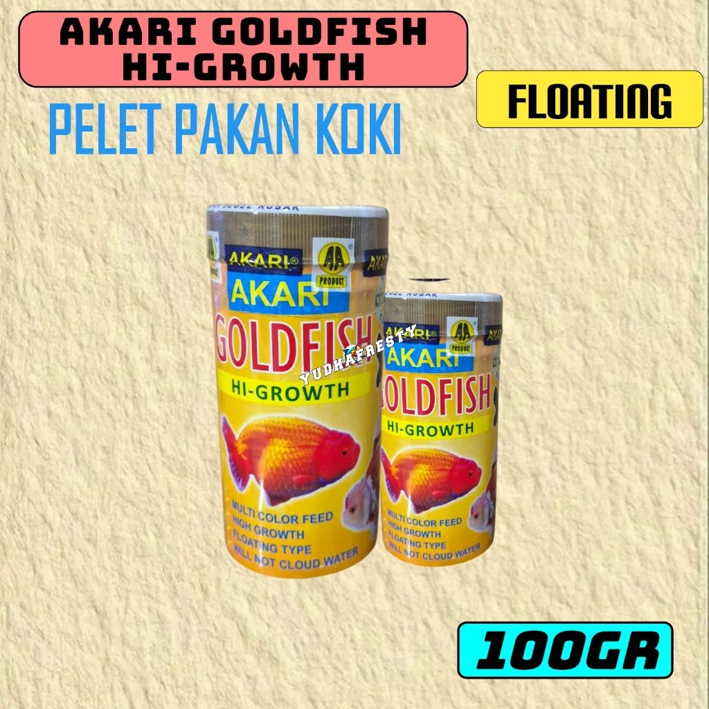 AKARI GOLDFISH PAKAN IKAN KOKI