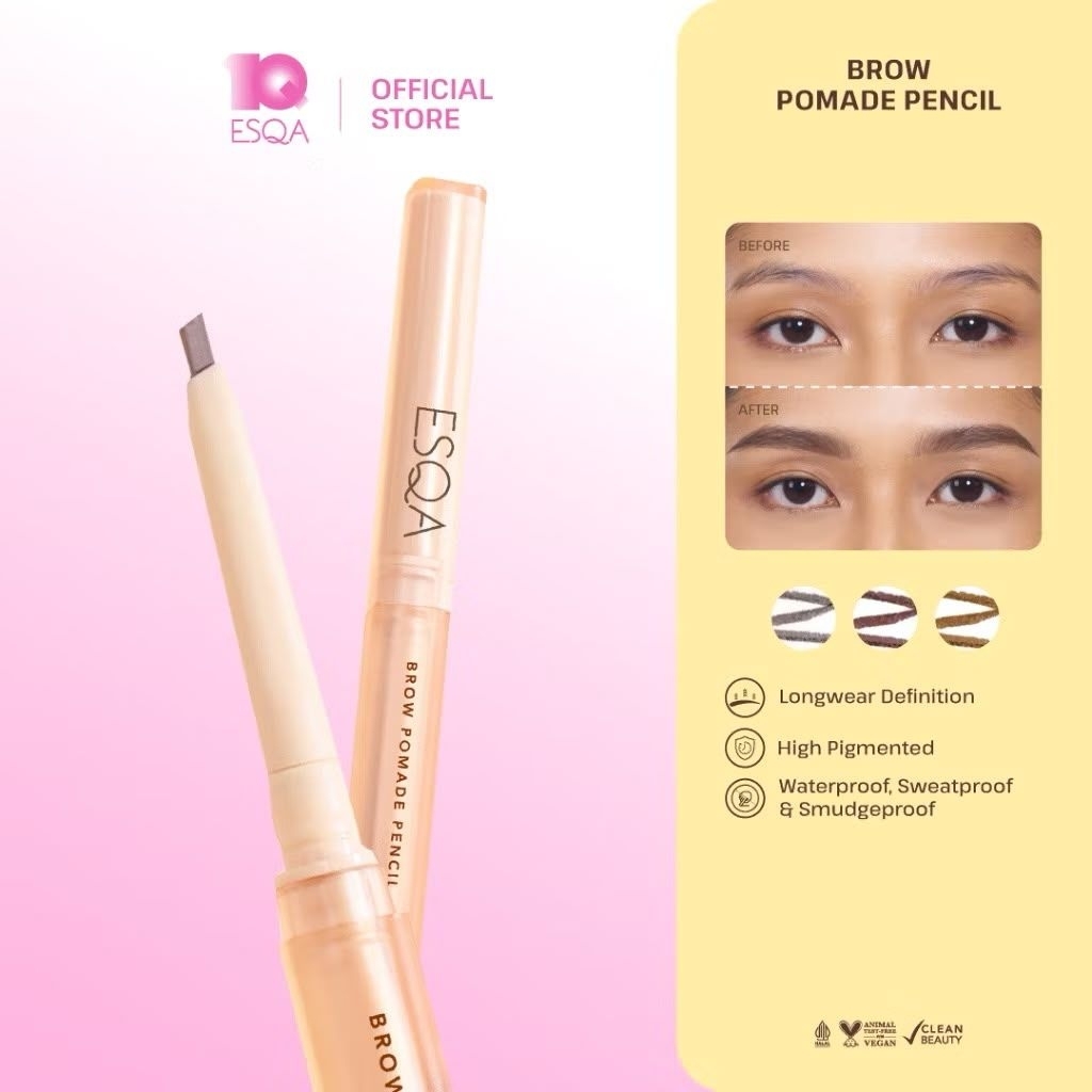 ESQA Brow Pomade Pencil chocolate exp 07/2027