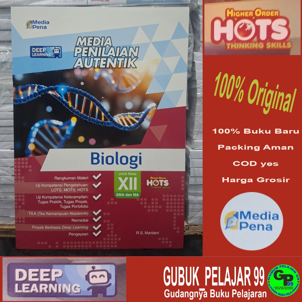BIOLOGI KELAS 12 SMA/MA DEEP LEARNING MEDIA PENA PT Tiga Serangkai 2026