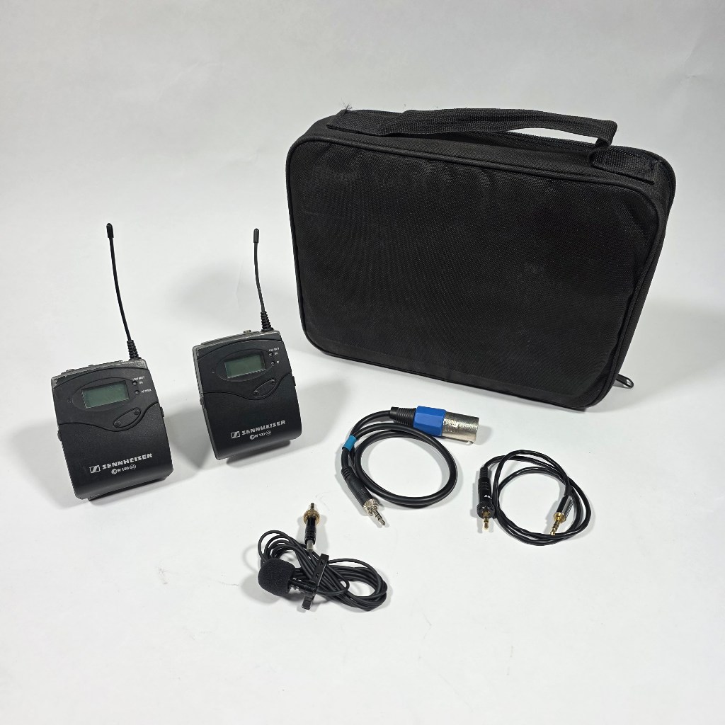 Sennheiser EW100 G3 Wireless Lavalier Microphone Clip On | EW 100G3 Mik Kamera Mic Bekas Second Prel