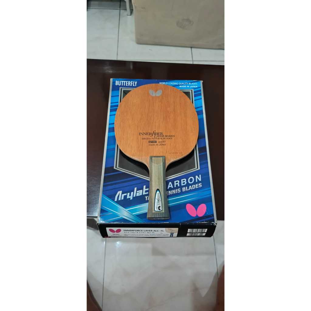 Kayu-Blade-Bet Pingpong-Tenis Meja ORIGINAL BUTTERFLY INNERFORCE Layer ALC FL Second-Bekas