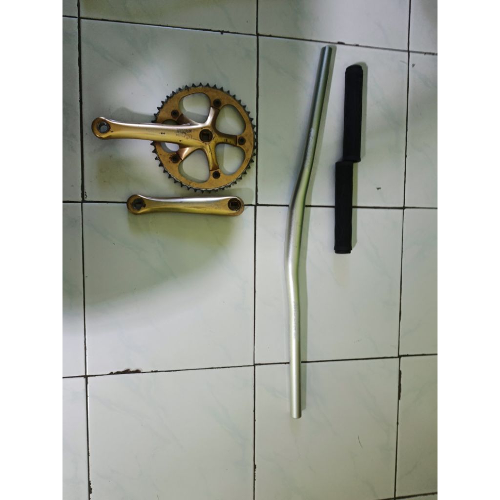 shredbar ardently silver 680mm stang handlebar