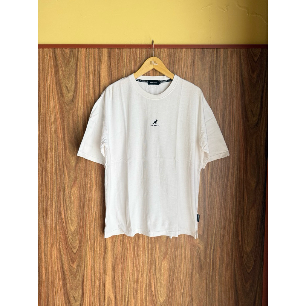 Baju kaos Kangol center logo bahan tebal Oversized Second