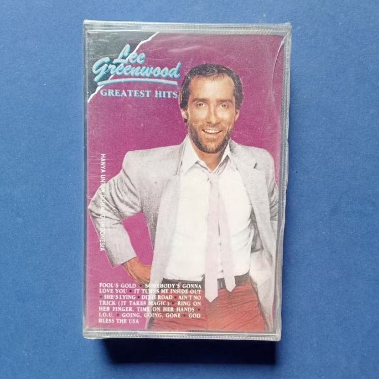 Kaset Pita Lee Greenwood The Greatest Hits Prod PT Musica Studio's ( MCA ) SEGEL