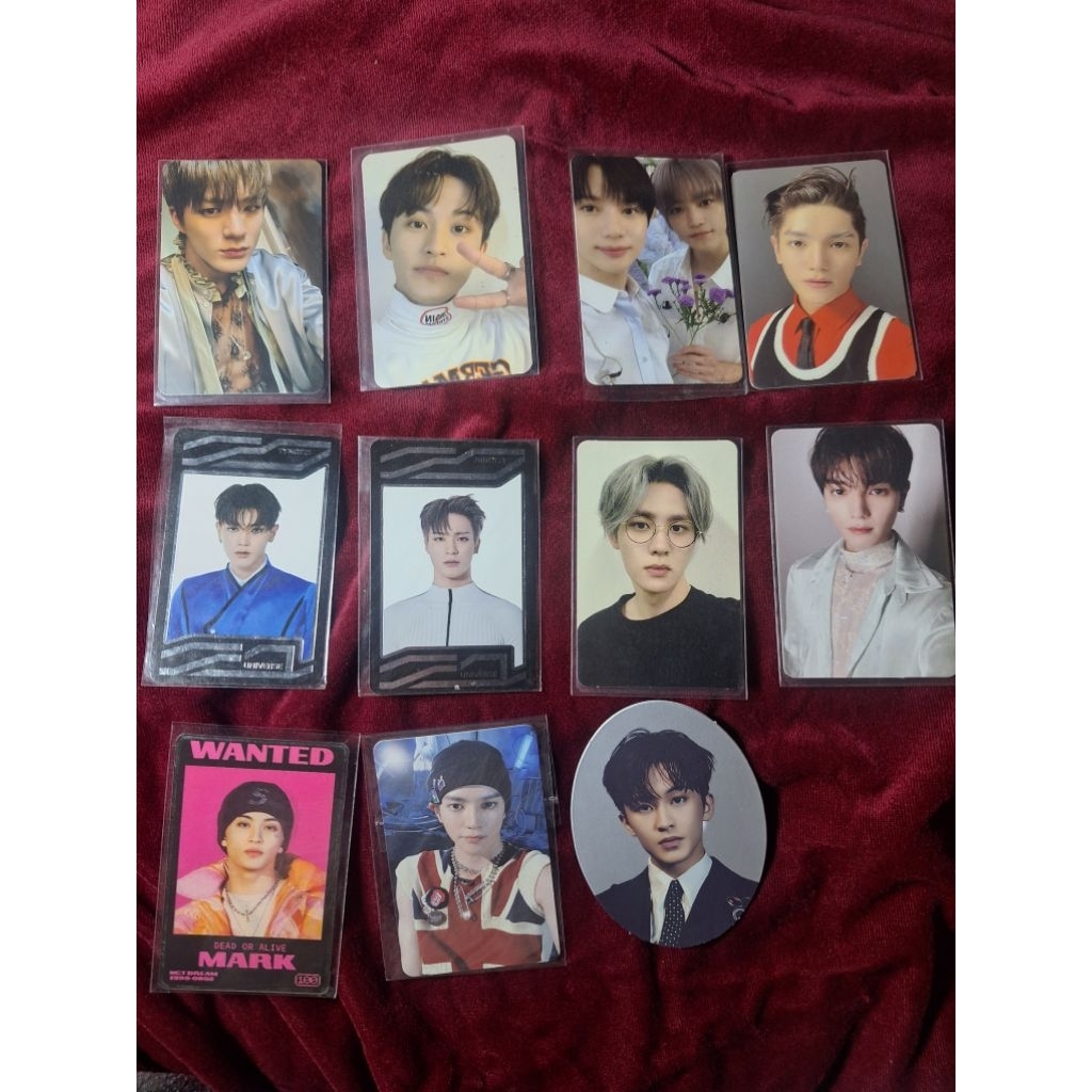 Photocard pc Official NCT/Wayv Jeno abs Mark Sticker Jewel Kun Resonance Taeyong Universe