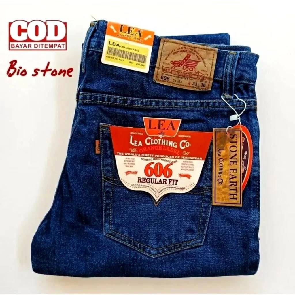 Celana Jeans Pria LEA 606 Model Standar // Celana Panjang Pria LEA Original // Celana LEA Jeans Pria