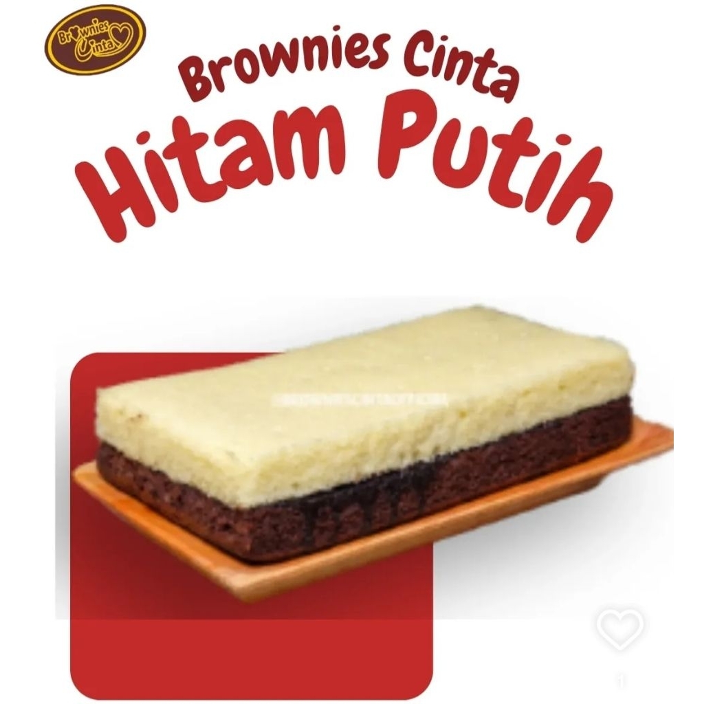 INSTAN, Brownies cinta hitam putih MASARAN