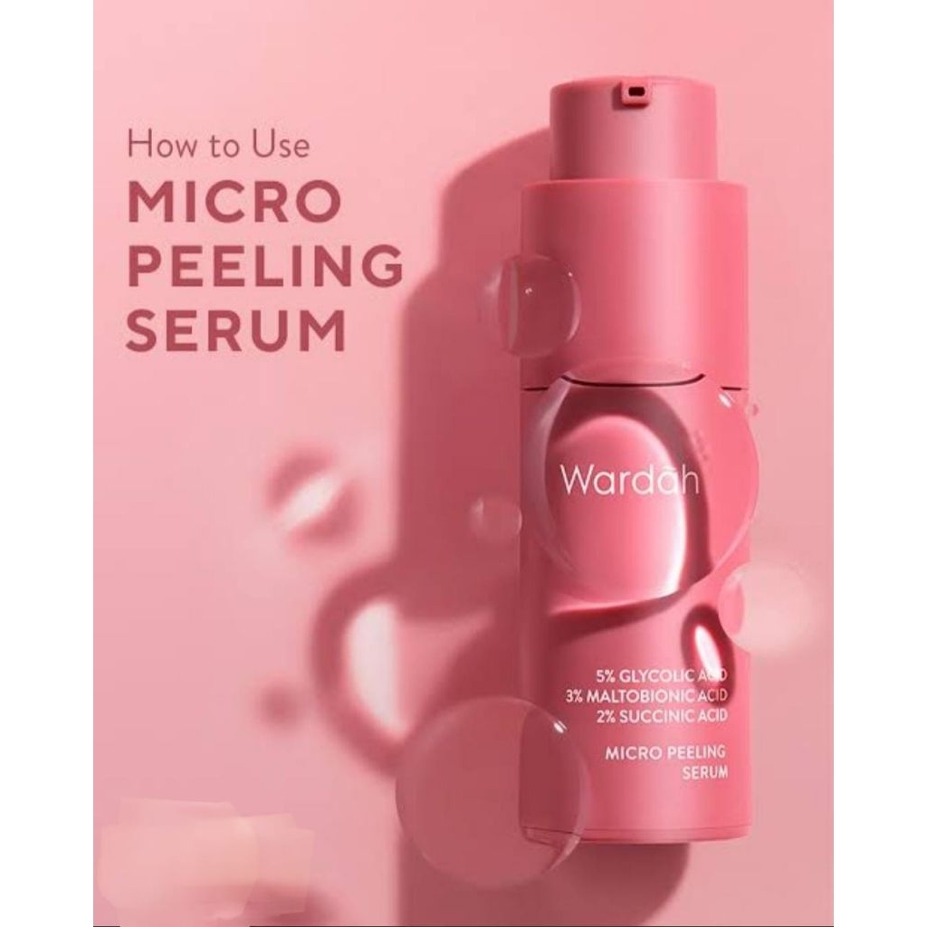 Wardah micro peeling serum