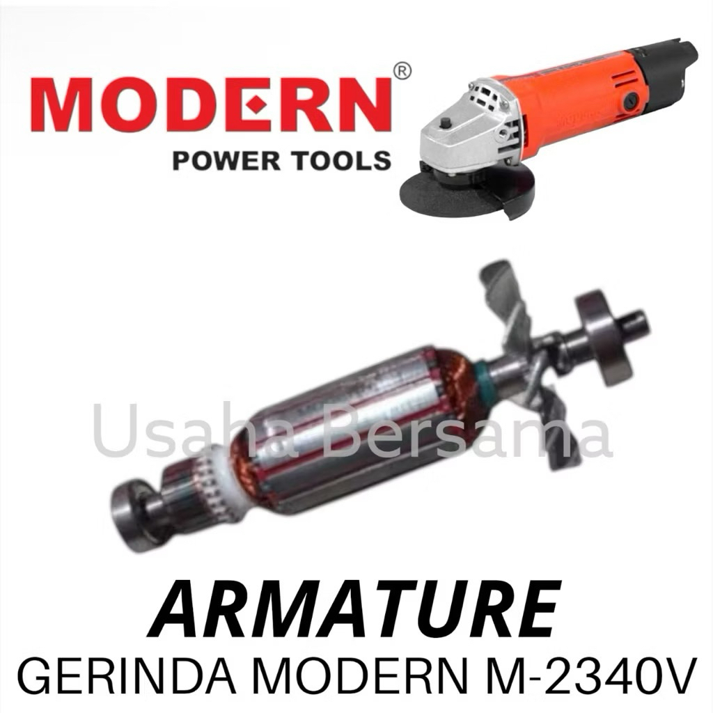 ARMATURE GERINDA M2340V MODERN M 2340 V ANGKER GERINDA MODERN M-2340V ROTOR MODERN M2340V