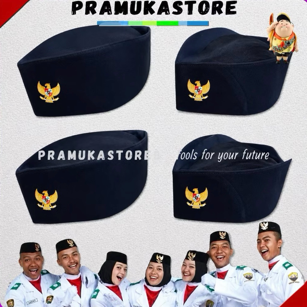 PECI PASKIBRA + PIN / Peci Putra & Putri / Peci Paskibra Putra Peci Paskibra Putri
