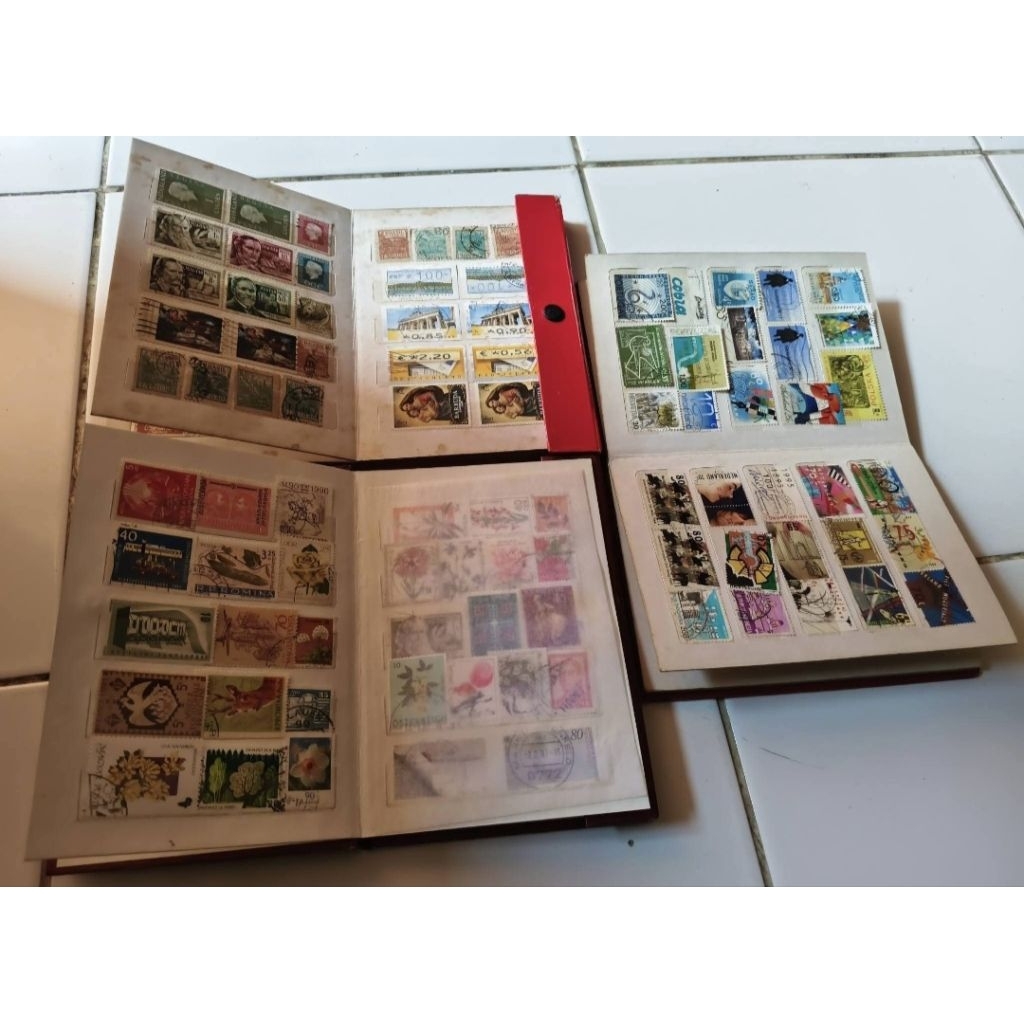 ALBUM PERANGKO ISI PENUH PERANGKO CAMPUR FULL PERANGKO