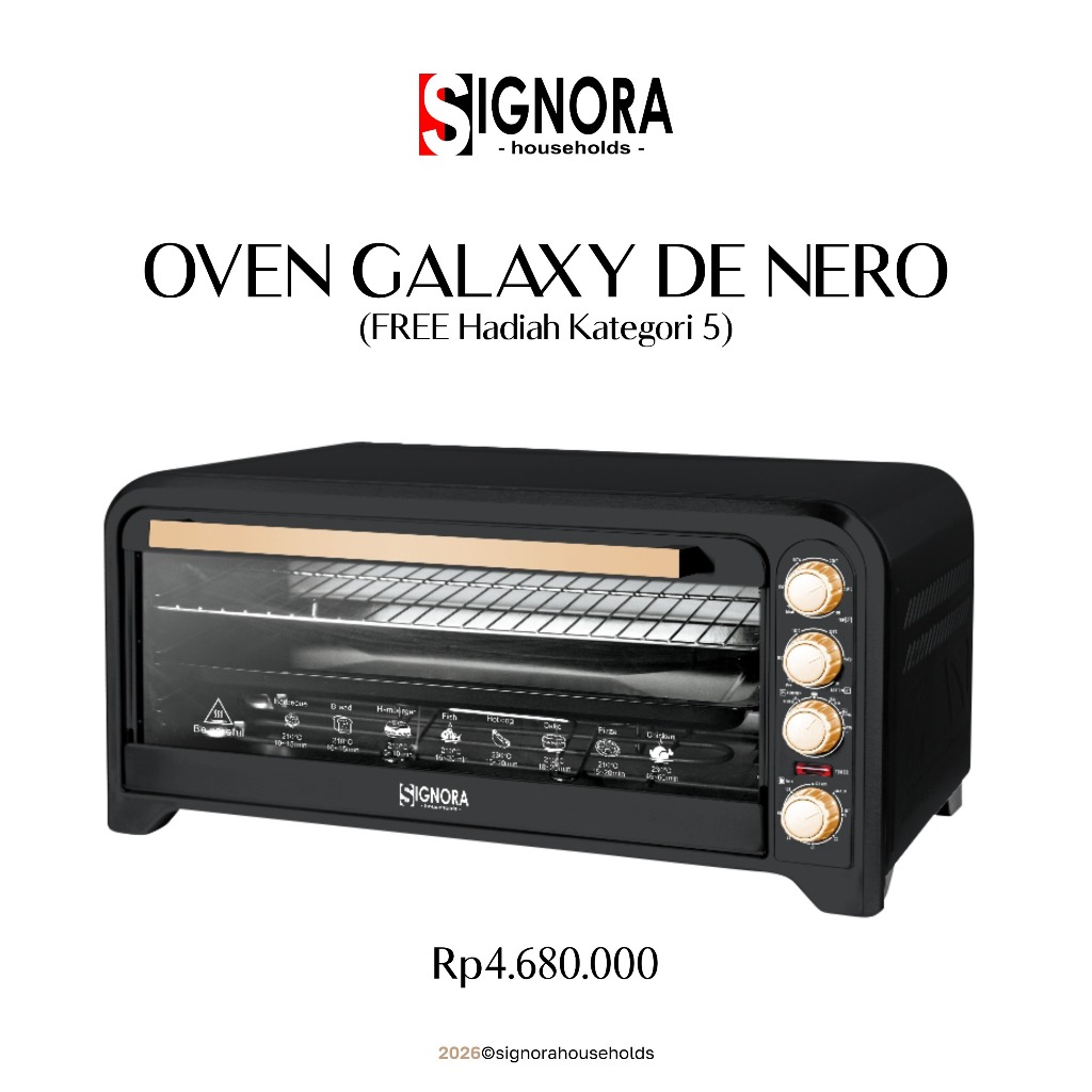 Oven Signora Galaxy DE NERO