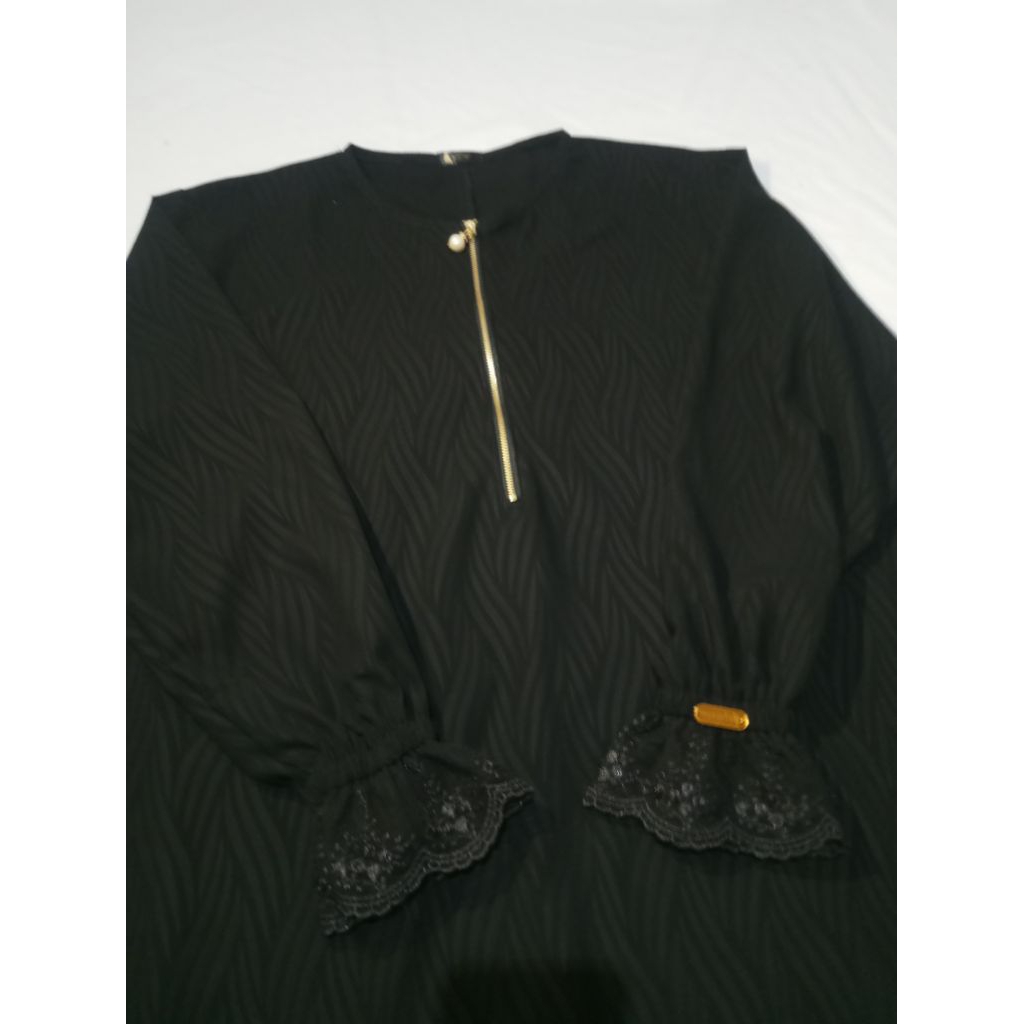 abaya jetblack embos jimbo