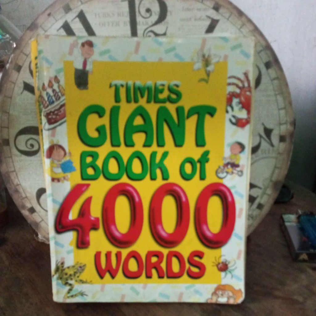 buku import anak , times giant book of 4000 words