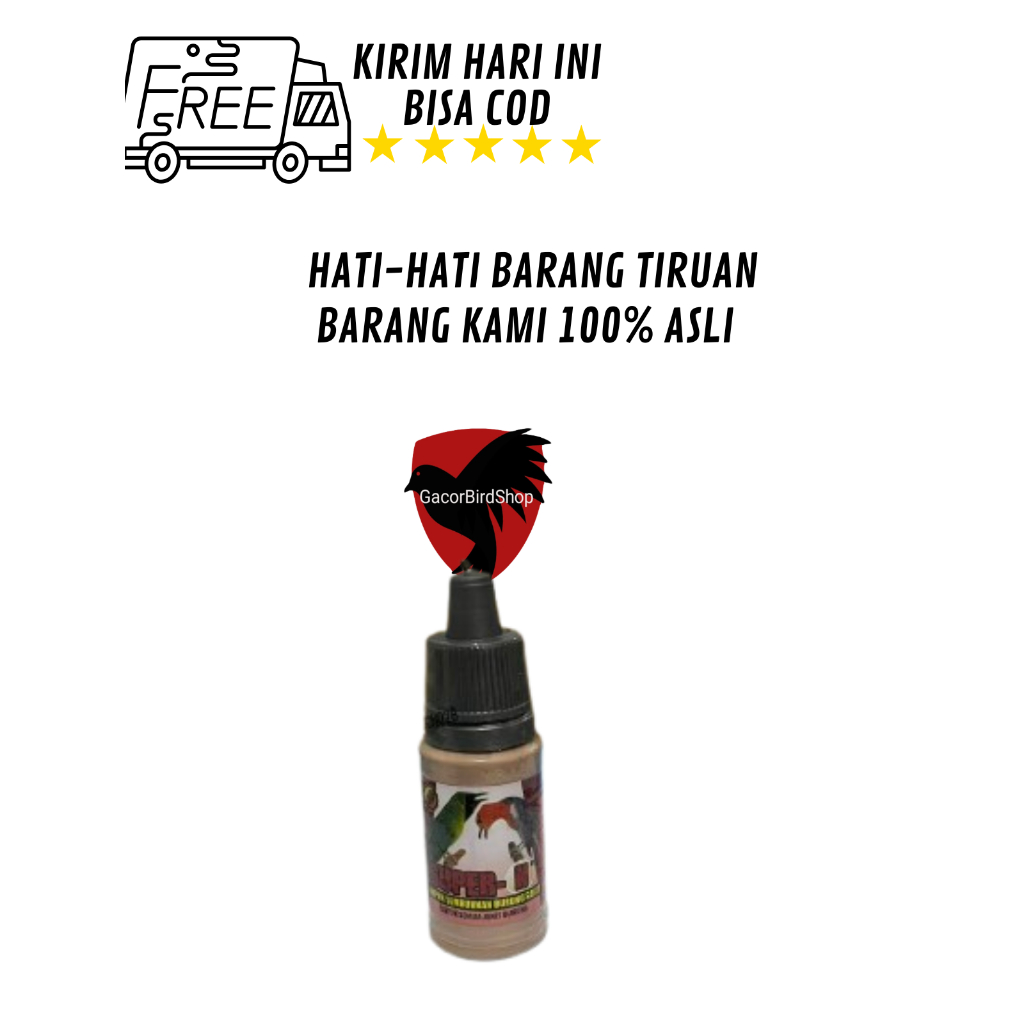 GACOR BIRD SHOP OBAT BURUNG SUPER N KENARI SUPER KICAU OBAT BURUNG KENARI SNOT BERAK KAPUR KURUS NYI