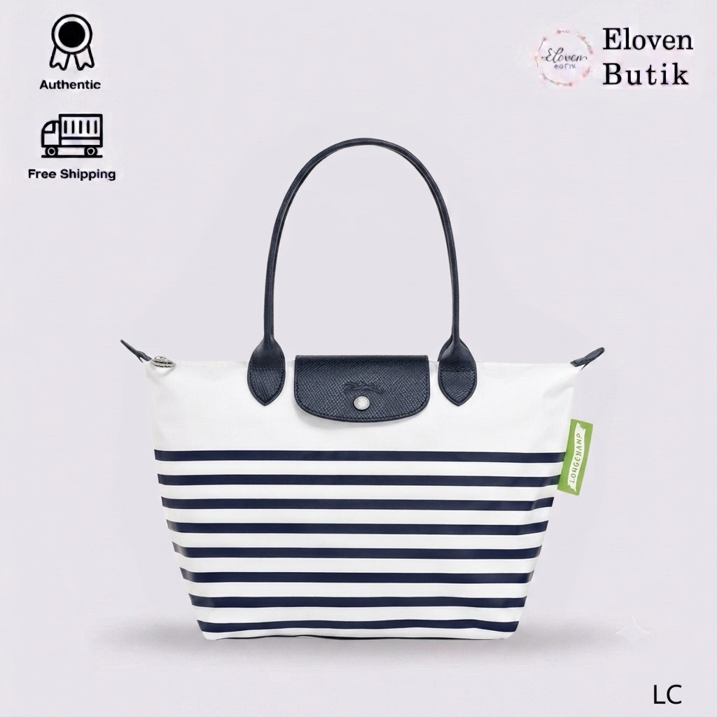 Tas Tote LC Mariniere Stripe Longhandle