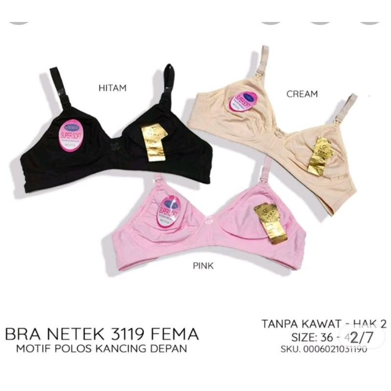 XINSHINI - BRA MENYUSUI XINSHINI 3119- BRA KAIT 2 - BRA KANCING DEPAN - BH MENYUSUI