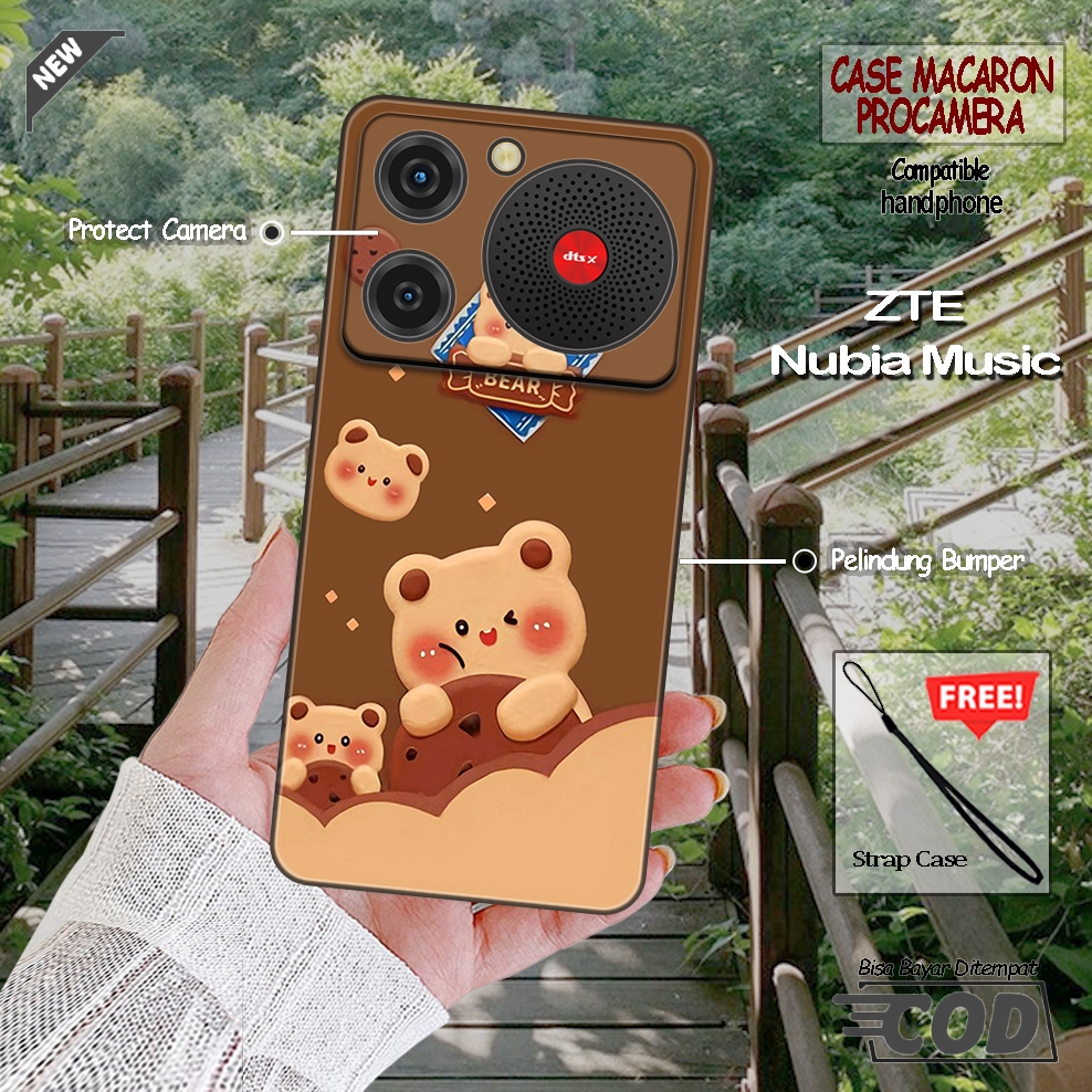Case ZTE Nubia Music Terbaru - Softcase Macaron Procamera - Casing Silikon Smartphone - CaseMyway