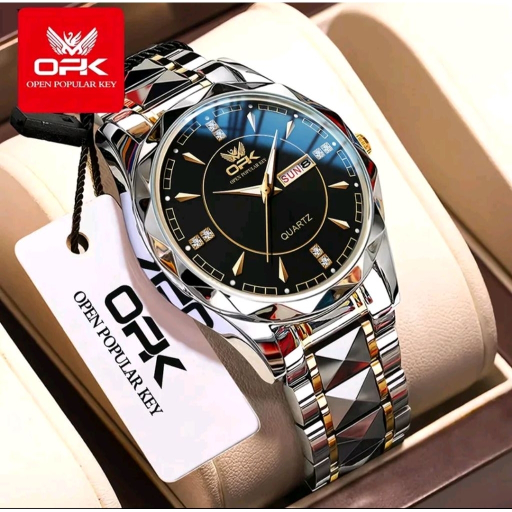 Jam tangan rantai Pria OPK Original