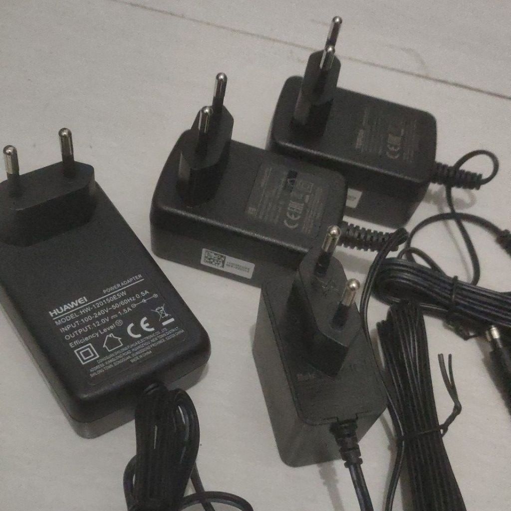 Adaptor  12V 1A Ori Huawei , Topow , UE , Meic