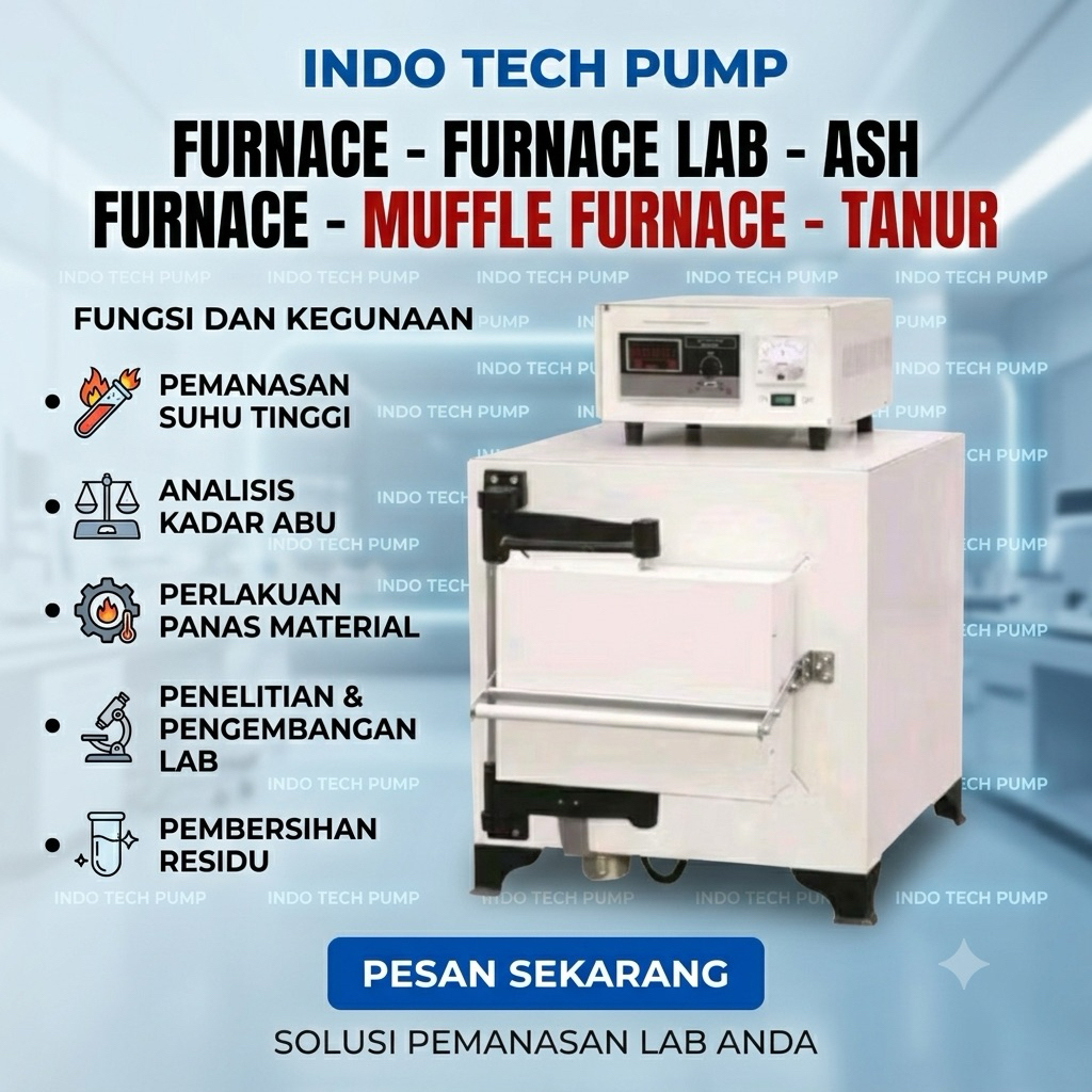 FURNACE - FURNACE LAB - ASH FURNACE - MUFFLE FURNACE - TANUR