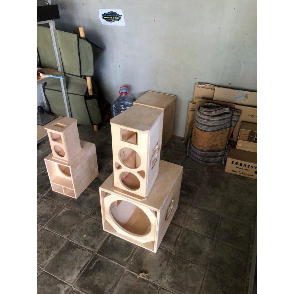 paket murah box 12 inch & 5 inch
