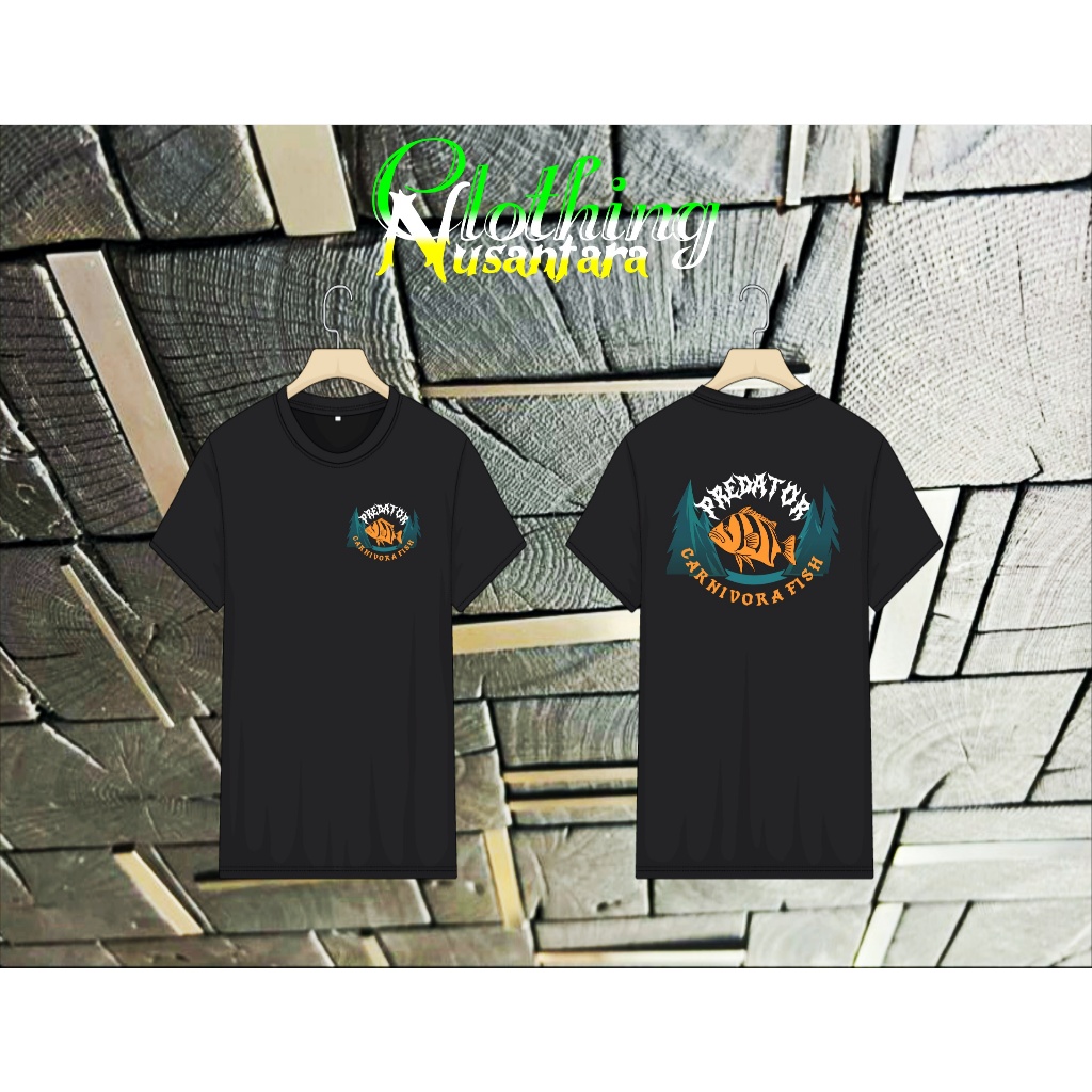 KAOS PREDATOR TIGER FISH DATZ #SablonPremium