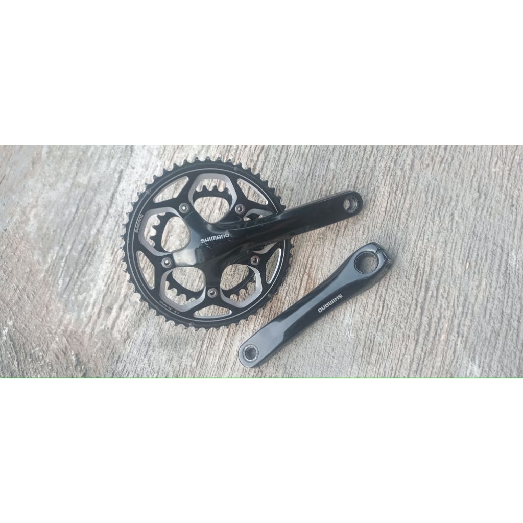 Crank HT2 Shimano RS500 50-34T 170mm Second Kondisi Baik