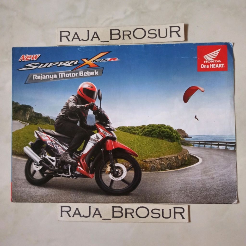 Poster brosur katalog leaflet Honda Supra X125 Supra X125R Supra X125D 2011
