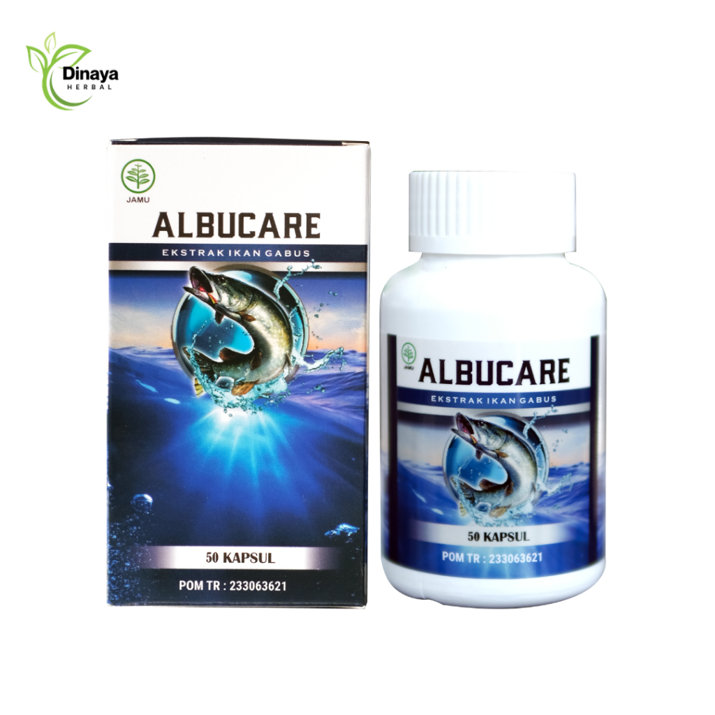 Dinaya Herbal - Kapsul Albucare Ekstrak Ikan Gabus
