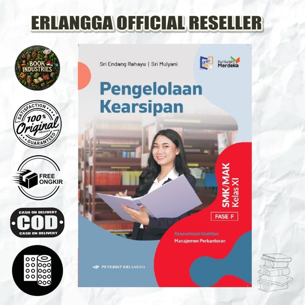 BEST SELLER PENGELOLAAN KEARSIPAN KELAS 11 KURIKULUM MERDEKA - ERLANGGA