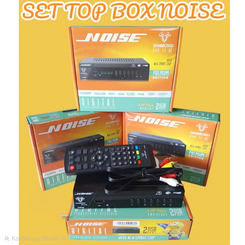 STB Set Top Box WELHOME Siaran TV Digital SNI Terbaik