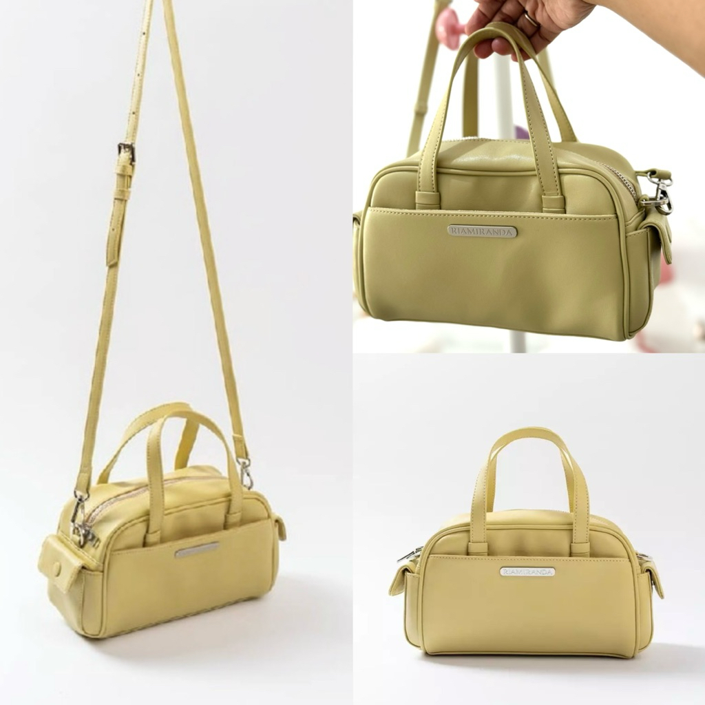 RIA MIRANDA - Preloved Kamala Small Baguette Bag Lime Green