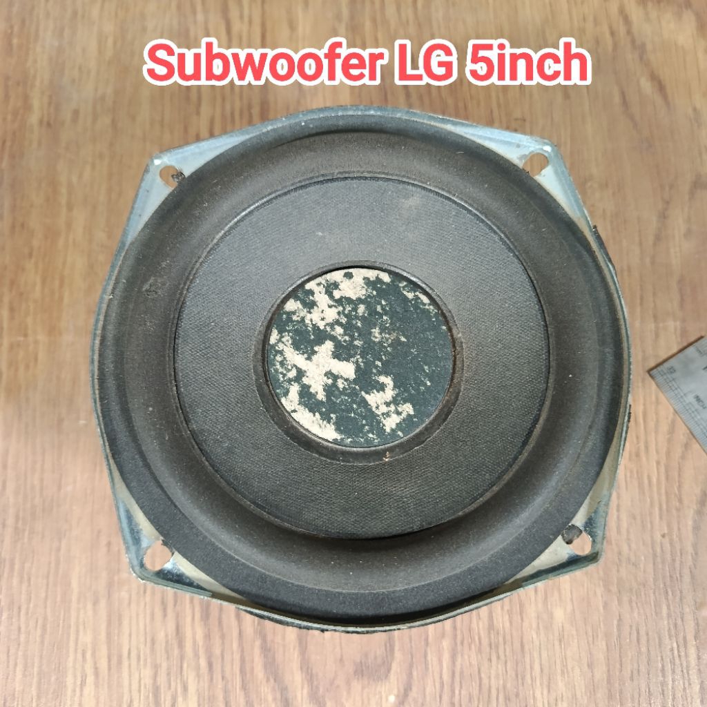 speaker subwoofer LG 5inch double magnet bekas