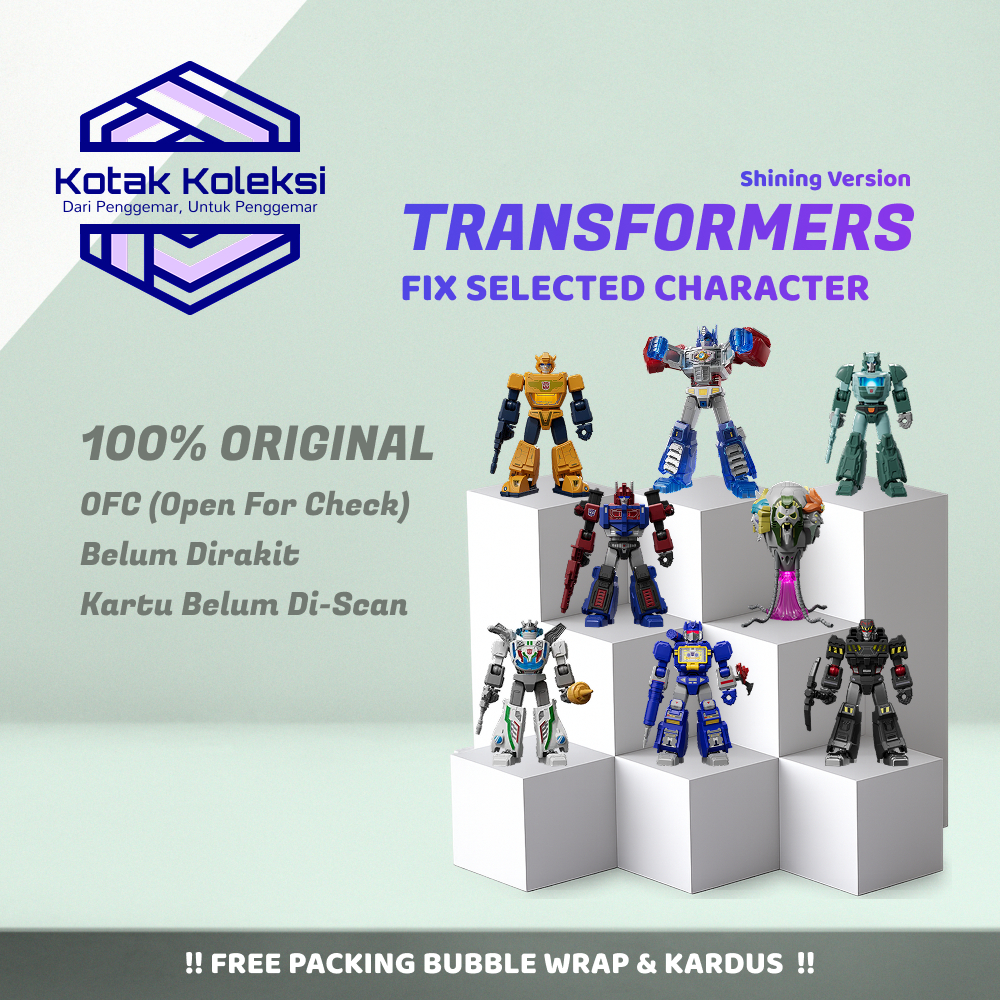OFC Transformers Shining Version SV - Optimus Prime - Megatron - Soundwave - Tarn - Bumblebee - Quin