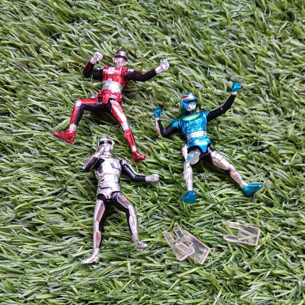 Action Figure Space Sheriffs Gavan Sharivan Shaider isi 3pc