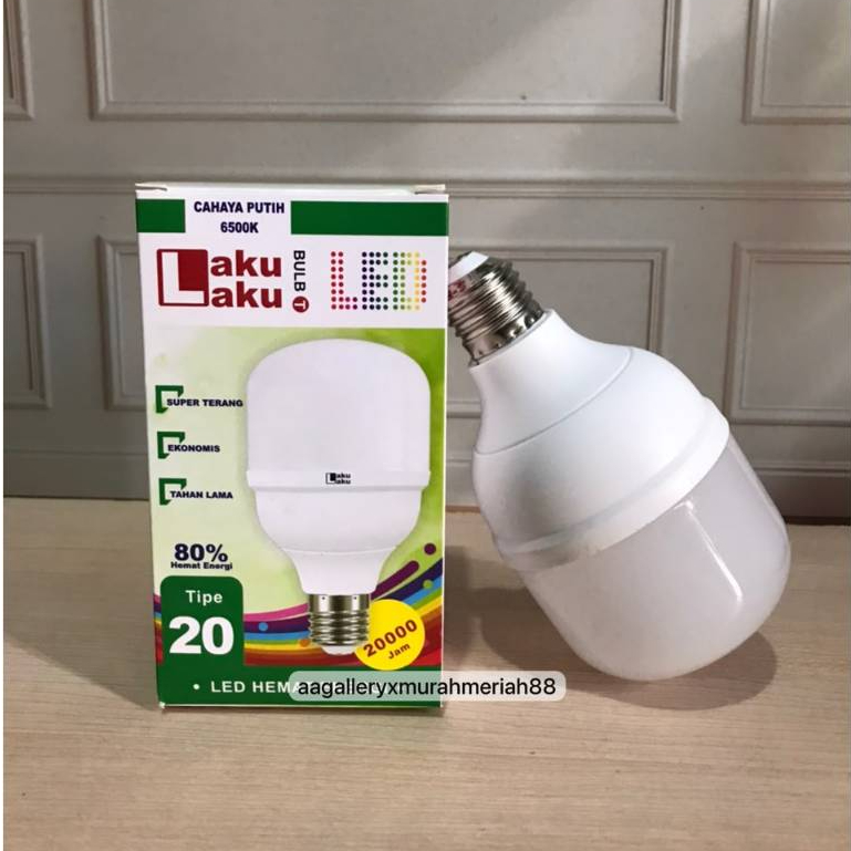 Bohlam lampu biasa laku laku 20w led 20watt murah putih