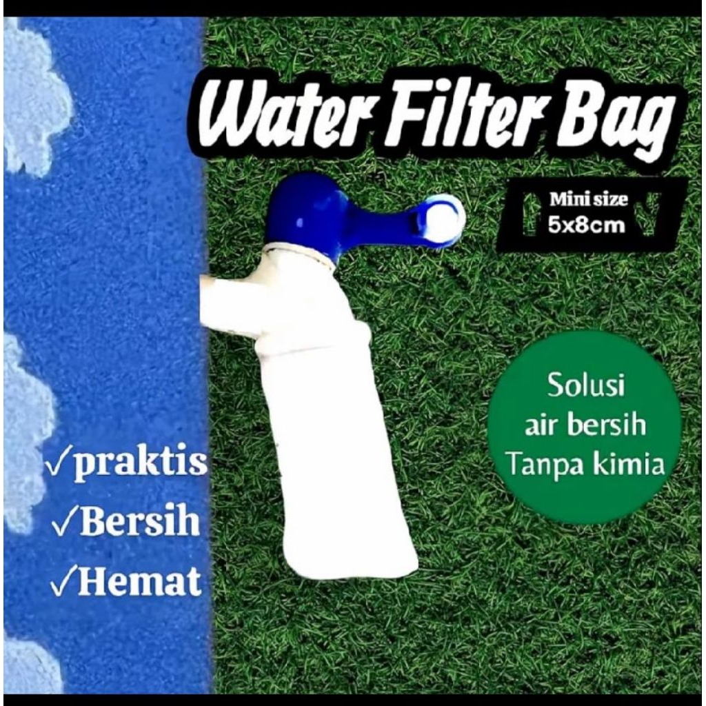 Filter Keran Air Mini, Saringan air mini, water filter bag