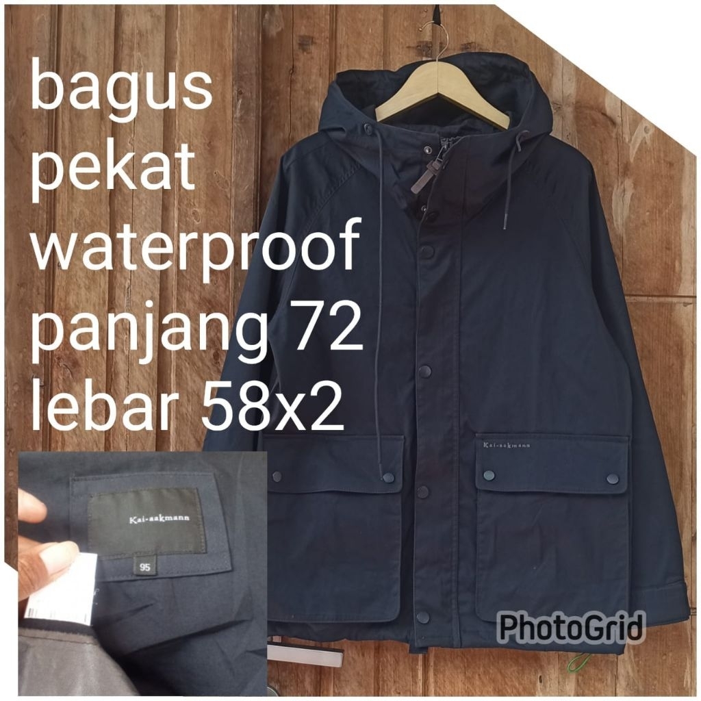 jaket gunung outdoor Blocktech waterproof kai aakmann nit uniqlo