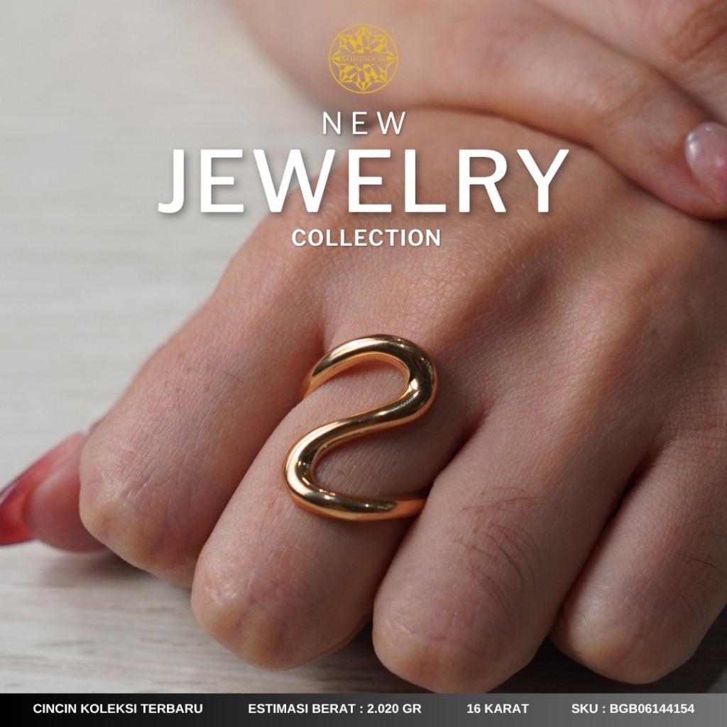 KOHINOOR NEW 16K CINCIN POLOS YELLOW SIZE 19