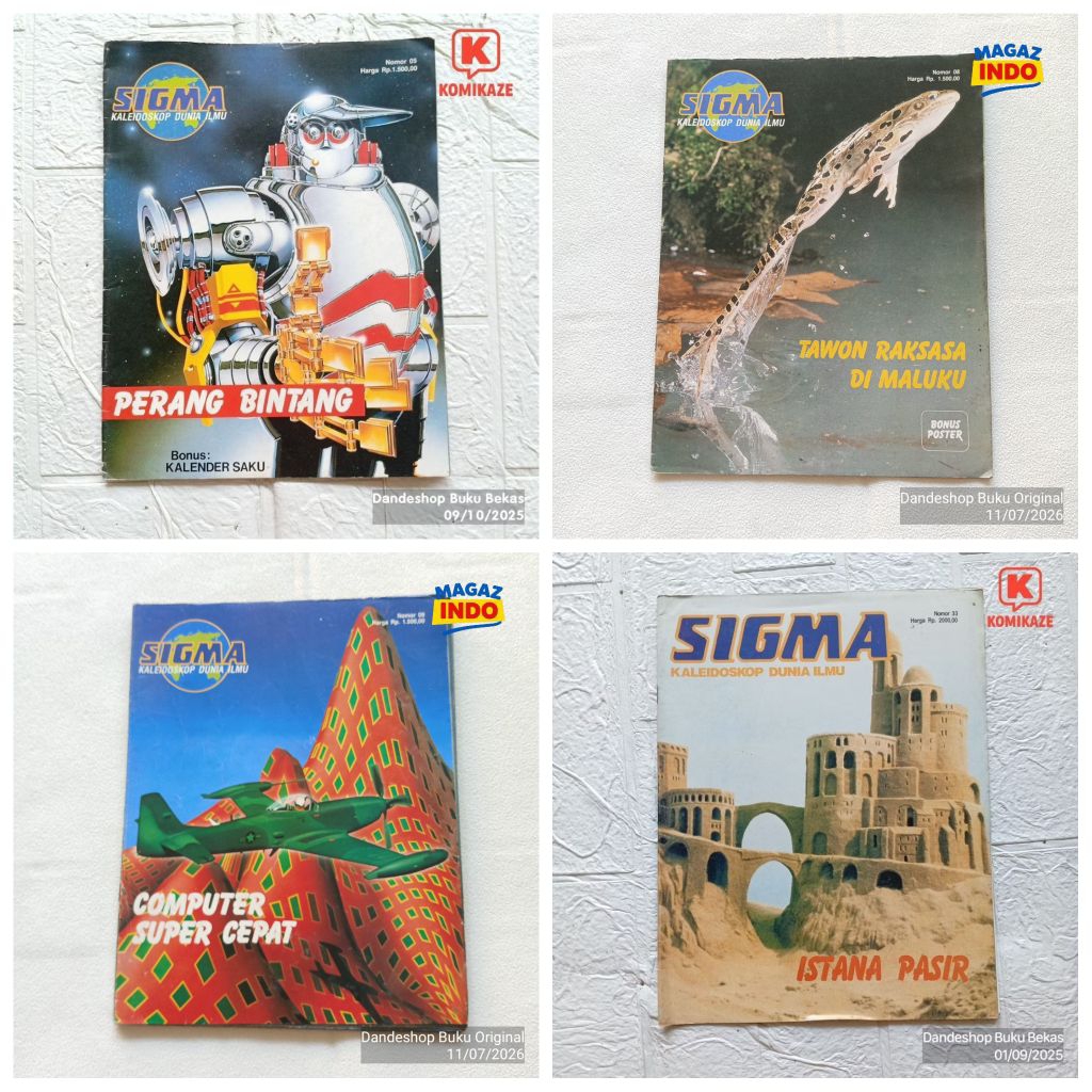 Sigma Kaleidoskop Dunia Ilmu - Majalah Bekas