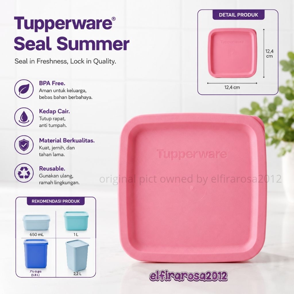 BARU Tutup Summer TUPPERWARE
